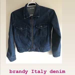 Brandy Melville Italy denim jacket! Vintage look.